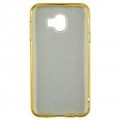 Чехол Silicone 3in1 Блёстки для Samsung J400 Gold