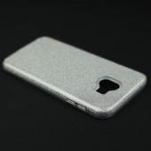 Чехол Silicone 3in1 Блёстки для Samsung J400 White
