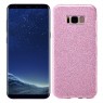 Чохол Silicone 3in1 Блискітки для Samsung G950 Galaxy S8 Рожевий