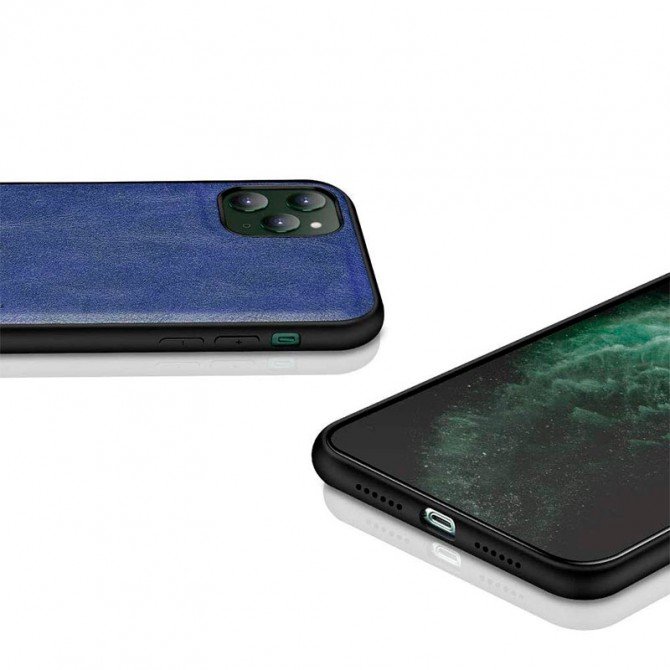 X-Level Leather series iPhone 11 Blue-2