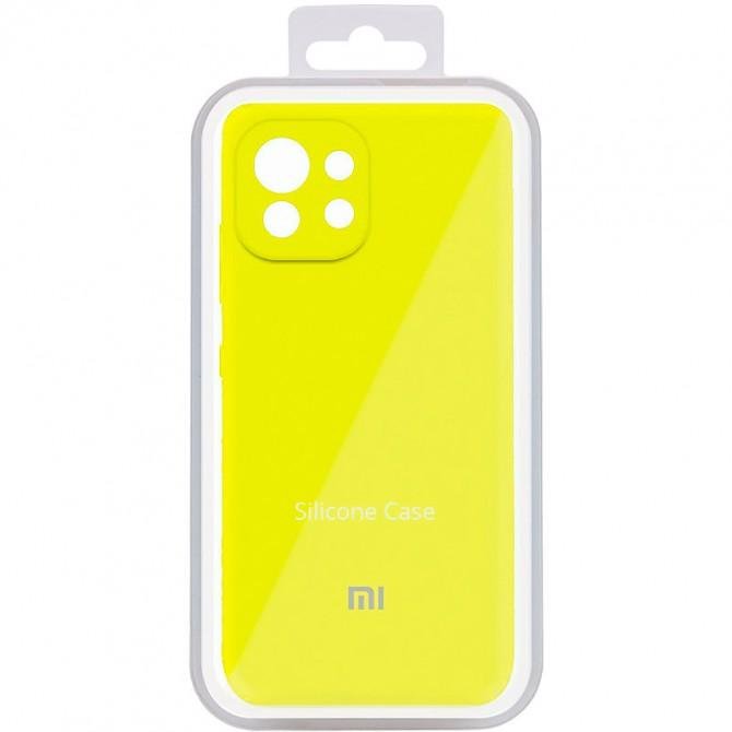 Чехол Original Soft Case Xiaomi Mi 11 Lite Желтый FULL-1