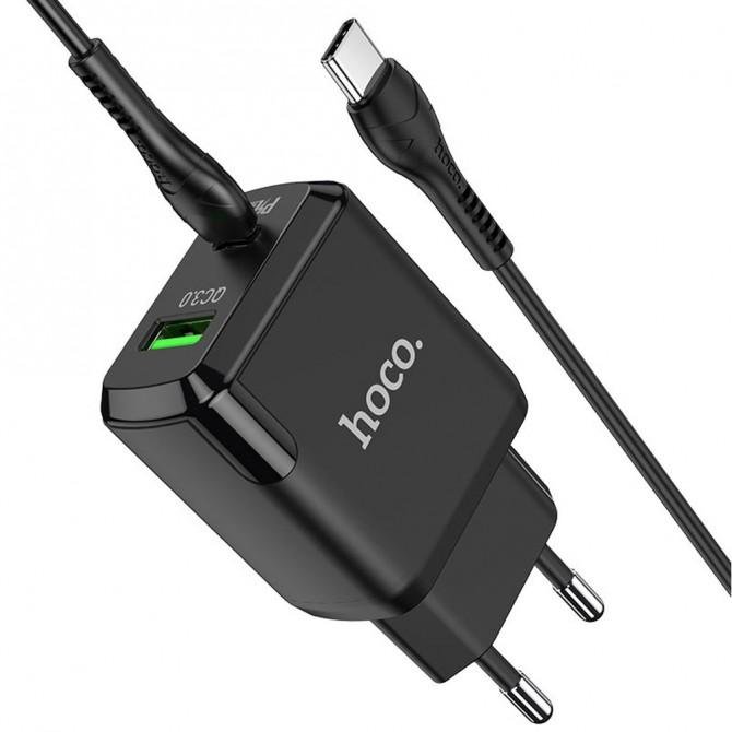 Сетевое зарядное устройство Hoco N5 Black-2