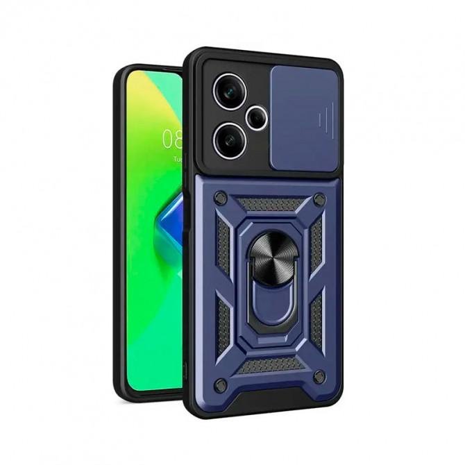 Чехол HONOR Hard Defence Series Xiaomi Redmi 13 4G Blue (with Camshield and magnet)