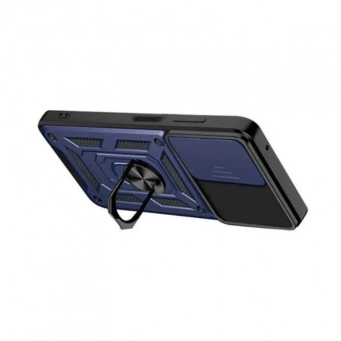 Чехол HONOR Hard Defence Series Xiaomi Redmi 13 4G Blue (with Camshield and magnet)-1