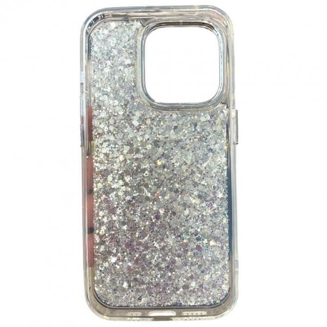 Накладка Lots of Shine series для iPhone 15 Plus Silver-1
