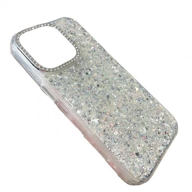 Накладка Lots of Shine series для iPhone 15 Plus Silver-4
