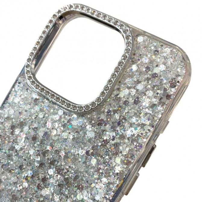 Накладка Lots of Shine series для iPhone 16 Pro Max Silver-6