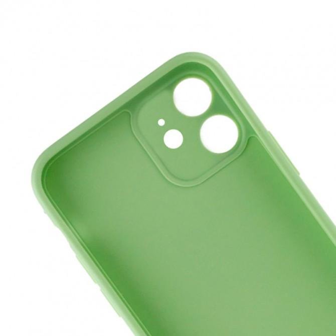 Оригинальный силиконовый чехол для iPhone 11 Фисташковый FULL (with camera protection)-2