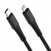 Кабель Gelius Pro G-Power GP-UC104 Type-C/Lightning PD Черный 1м (18W) (12 мес) Кабель Gelius Pro G-Power GP-UC104 Type-C/Lightning PD Черный 1м (18W) (12 мес)