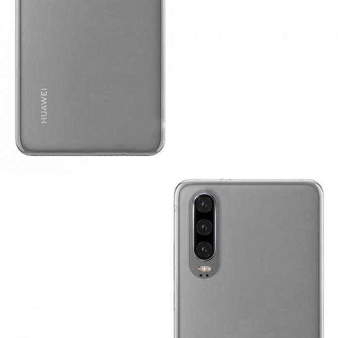 Чохол Ultra-thin 0.3 для Huawei P30 Lite Прозорий-4