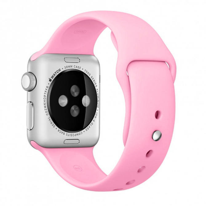 Ремешок для Apple Watch 38/40mm Sport Band Bright Pink-1