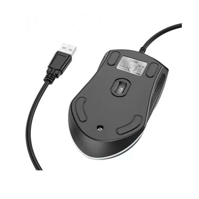 Миша Hoco GM19 Wire Black-1