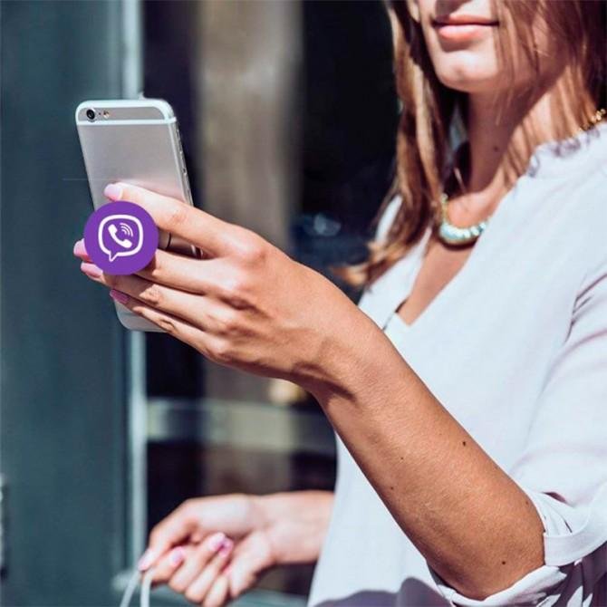 Держатель Pop Socket Viber-2