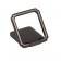 Ring-holder Square Black