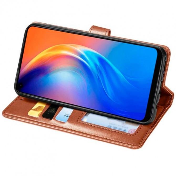 Чохол-книжка GETMAN Gallant for Samsung A07 Brown-2