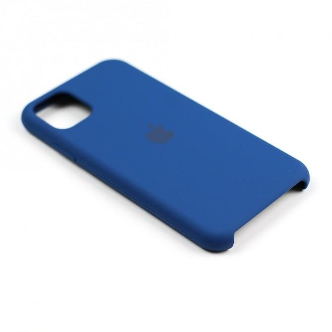 Чехол силиконовый для iPhone 11 Темно Синий-2