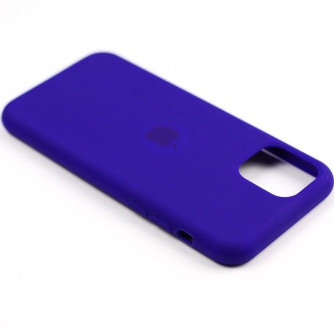 Чехол силиконовый для iPhone 11 Темно Фиолетовый-2