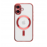 Силіконовий чохол SHINING with MagSafe для iPhone 16 Червоний