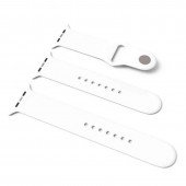 Ремінець для Apple Watch 38/40/41/42mm Sport Band 3 pcs (S/M & M/L) White Ремінець для Apple Watch 38/40/41/42mm Sport Band 3 pcs (S/M & M/L) White