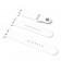 Ремінець для Apple Watch 38/40/41/42mm Sport Band 3 pcs (S/M & M/L) White