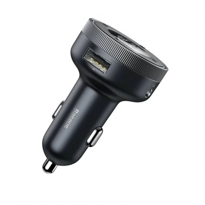 FM Modulator 2USB Baseus Enjoy (17W) (CCLH-01) Black-1