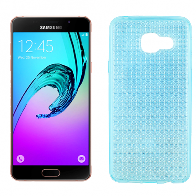 Чехол Diamond Shine для Samsung A310 (A3-2016) Blue