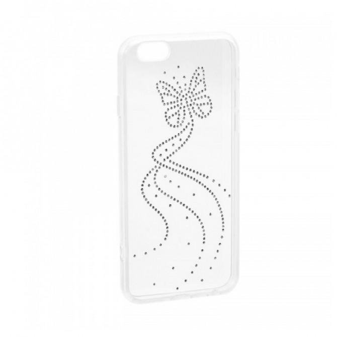 Чохол Diamond Silicon Younicou для iPhone 7 Plus Метелик-3