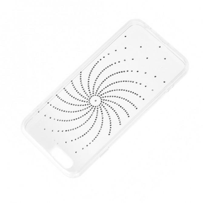 Чохол Diamond Silicon Younicou для iPhone 7 Plus Срібло Shine-2