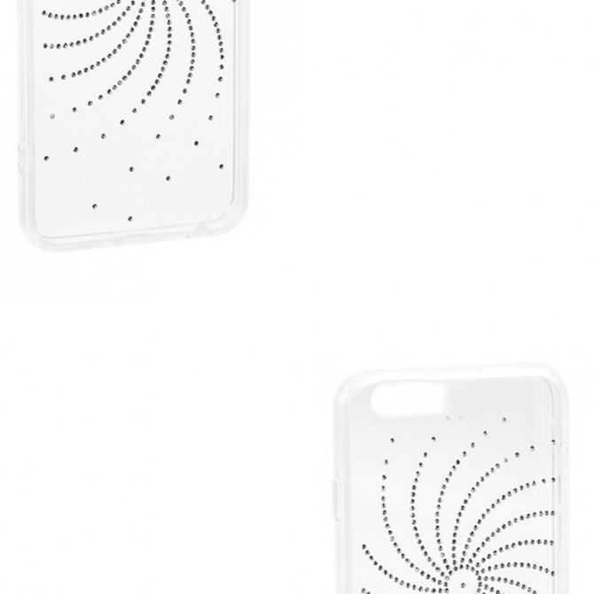 Чохол Diamond Silicon Younicou для iPhone 7 Plus Срібло Shine-3