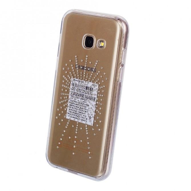 Чехол Diamond Silicon Younicou для Samsung A710 (A7-2016) Silver Shine-2