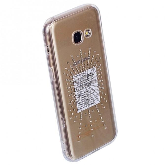 Чехол Diamond Silicon Younicou для Samsung A710 (A7-2016) Silver Shine-3