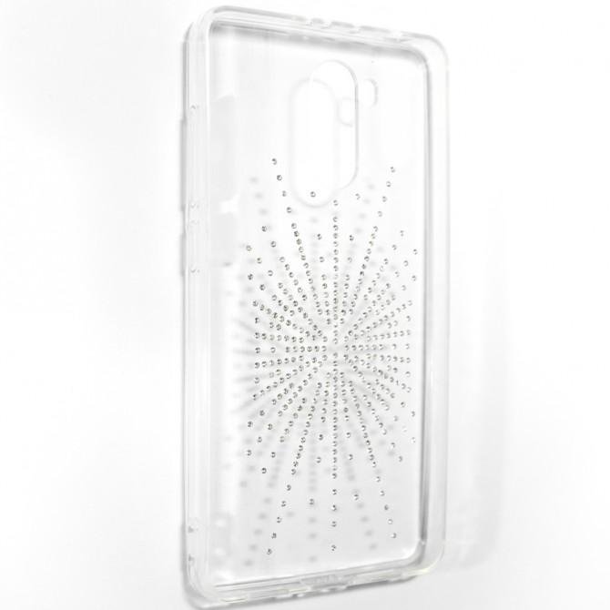 Чехол Diamond Silicon Younicou для Xiaomi Redmi 4 Silver Shine-1