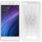 Чехол Diamond Silicon Younicou для Xiaomi Redmi 4a Silver Shine