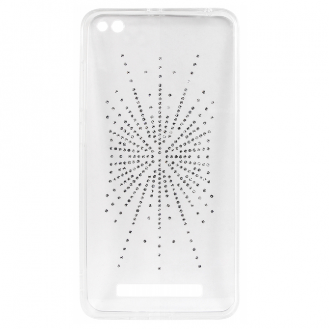 Чехол Diamond Silicon Younicou для Xiaomi Redmi 4a Silver Shine-1