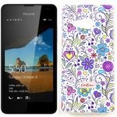 Чехол Diamond Silicone Cath Kidston для Nokia 550 (Microsoft) Dreams