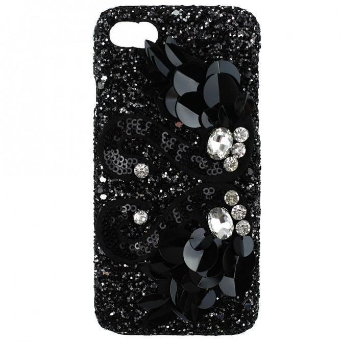 Чехол Diamond Swan Case для iPhone 7/8 Чёрный-1