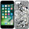 Чохол Diamond Swan Case для iPhone 7/8 Срібло