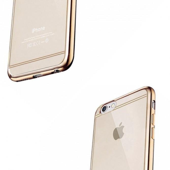 Чехол Electroplating TPU case для iPhone 6 4.7" gold-4