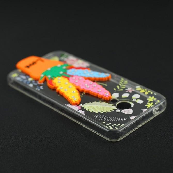 Чехол Flowers diamonds TPU для Meizu M5S-4