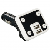 ФМ модулятор Optima FM-07 Чорний/Білий