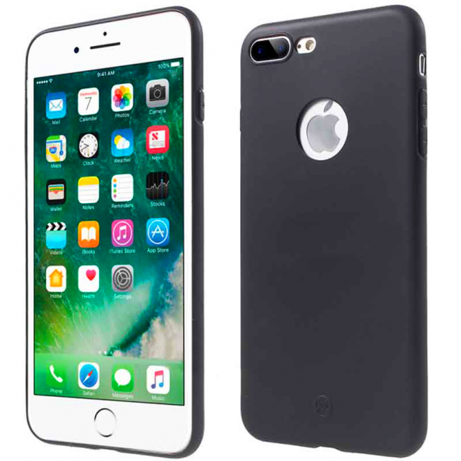 Чохол Fshang Soft Colour series для iPhone 7 Plus Чорний