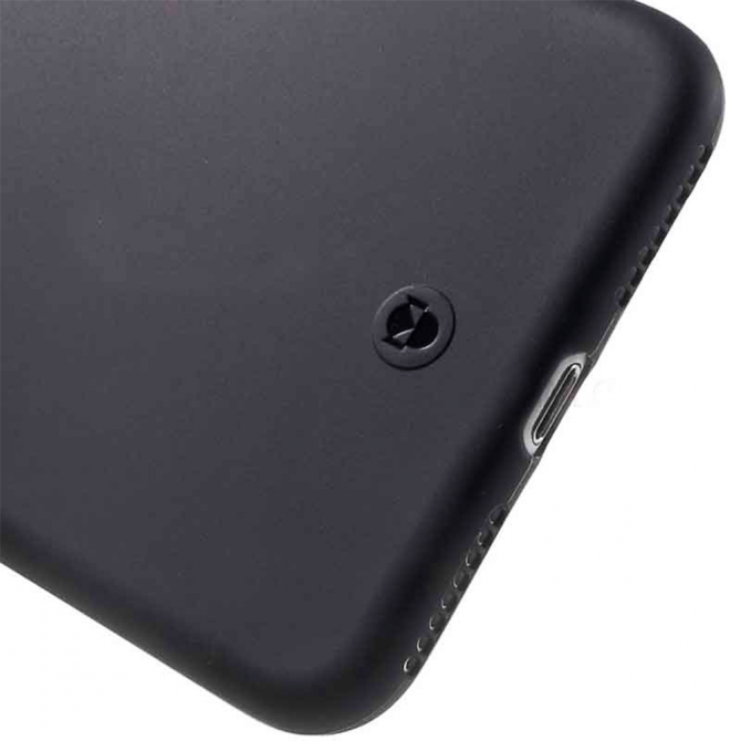 Чохол Fshang Soft Colour series для iPhone 7 Plus Чорний-2