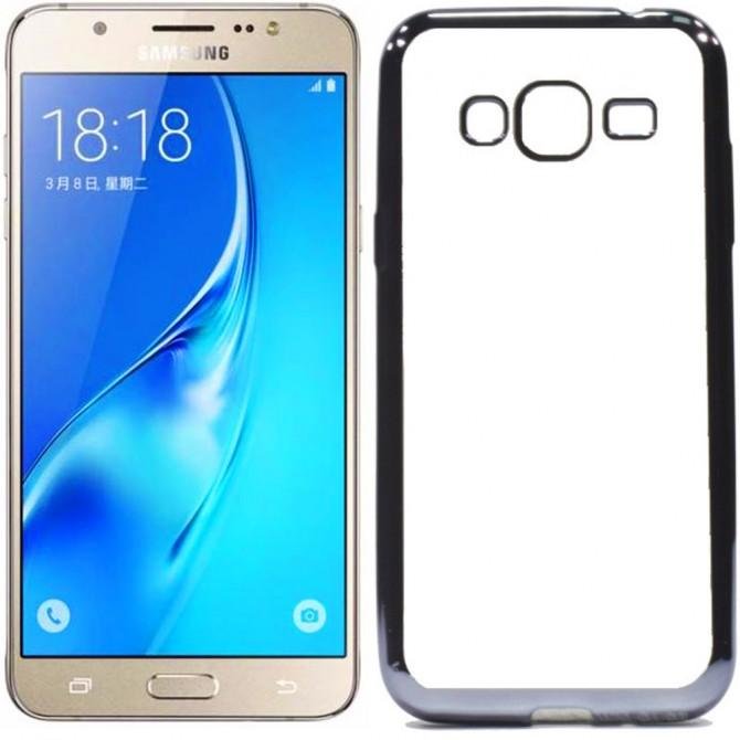Чехол Electroplating TPU case для Samsung G530 Чёрный