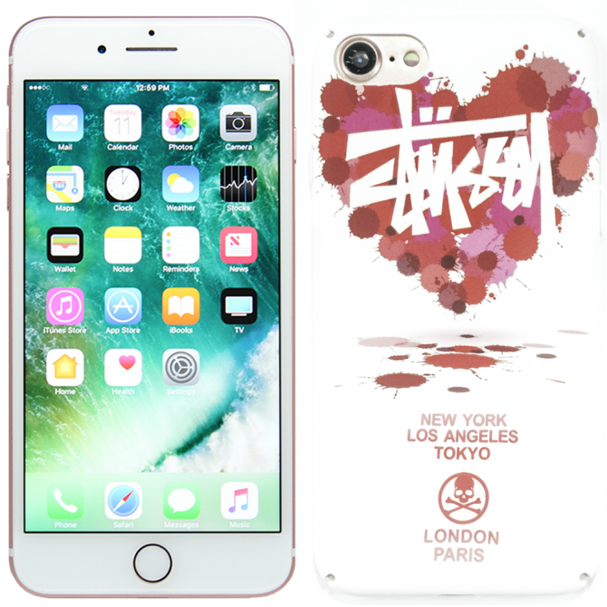 Чохол Glowing in the Темний PC case для iPhone 7/8 Heart