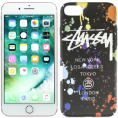 Чохол Glowing in the Темний PC case для iPhone 7/8 Paint Drops