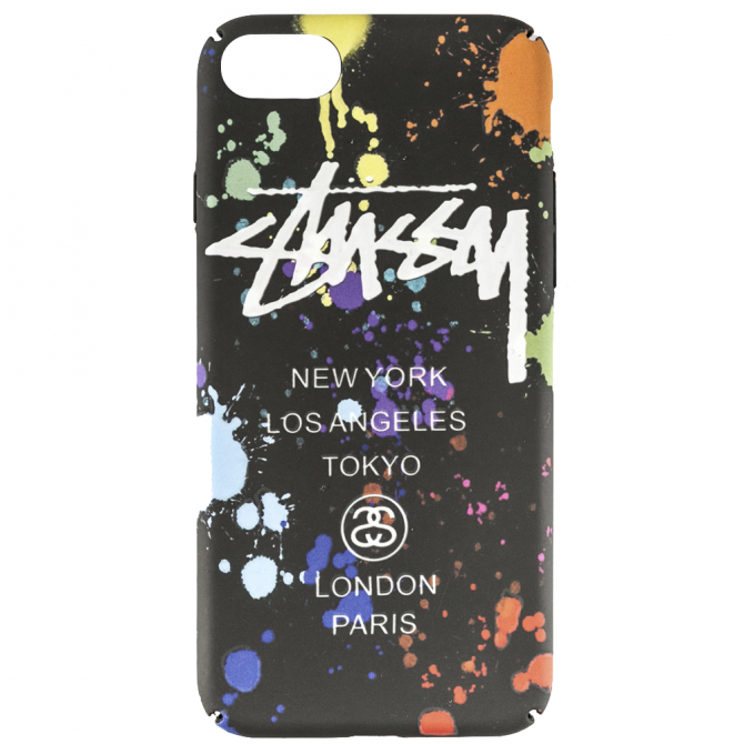 Чохол Glowing in the Темний PC case для iPhone 7/8 Paint Drops-1