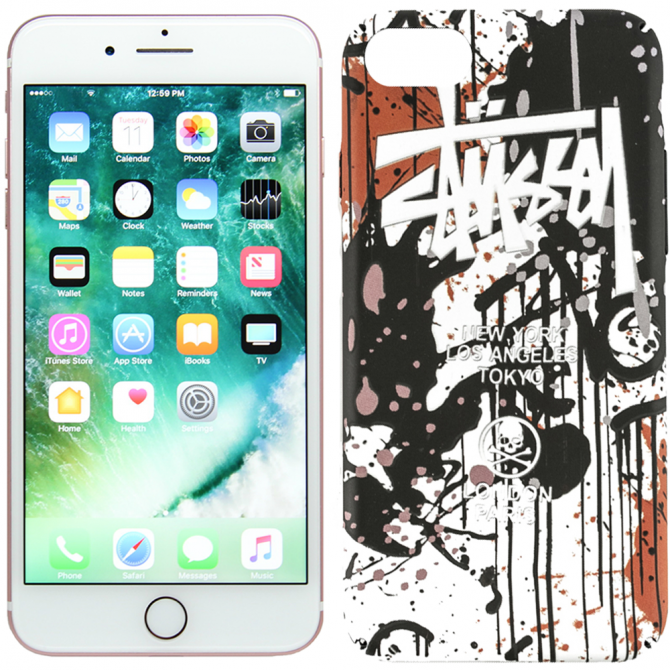 Чохол Glowing in the Темний PC case для iPhone 7/8 Білий Чорний Червоний