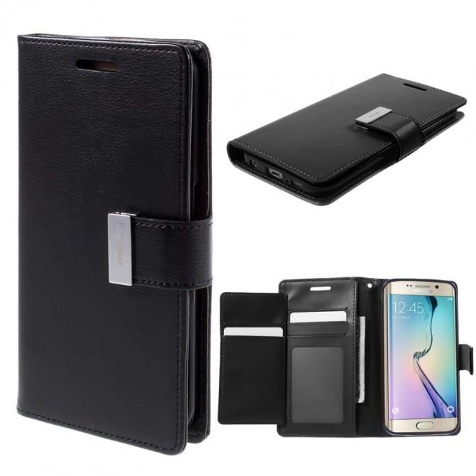 Чехол Goospery Rich Diary Wallet Case для Samsung A320 Чёрный