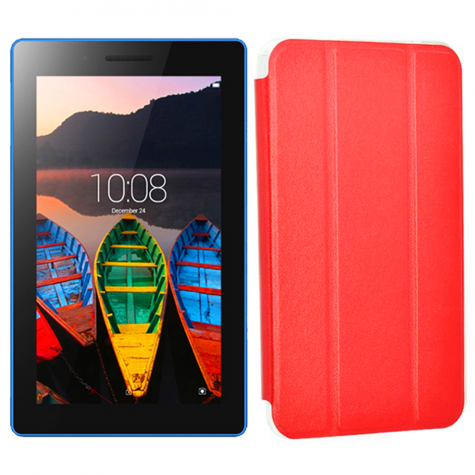 Чохол Goospery Soft Mercury Smart Cover для Lenovo 710F IdeaTab 3 7.0" Червоний