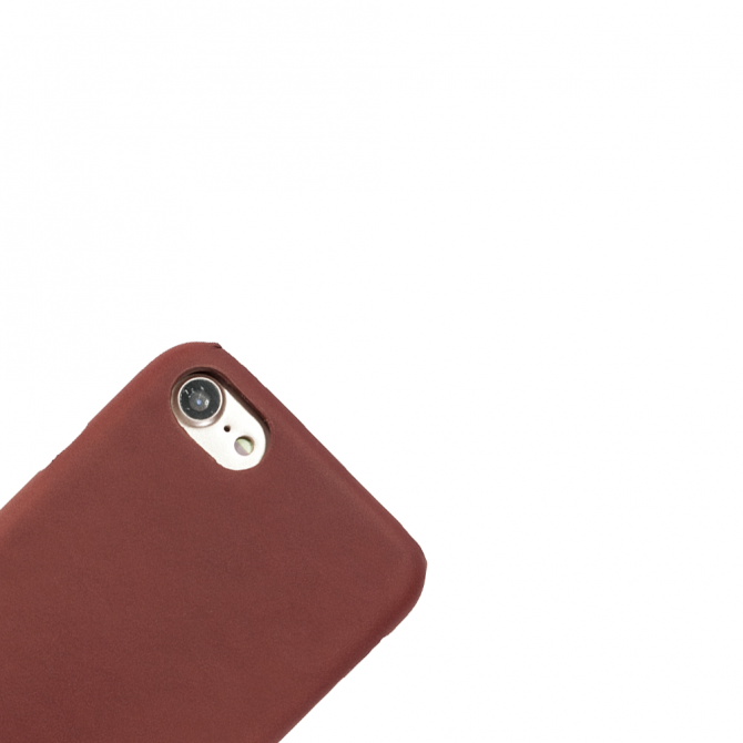 Чохол Heat Sensitive Leather back case для iPhone 7/8 Коричневий-2